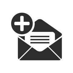 e-mail icon, envelope vector, message sign