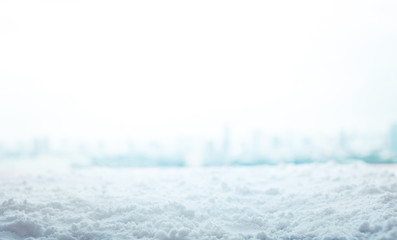 Winter season,christmas background with snow