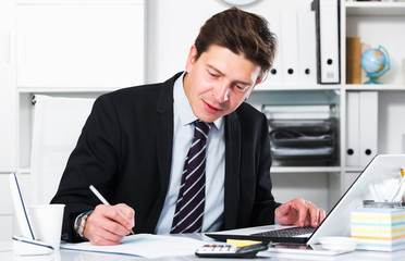 Man working in office