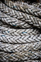 Fisherman coiled rope