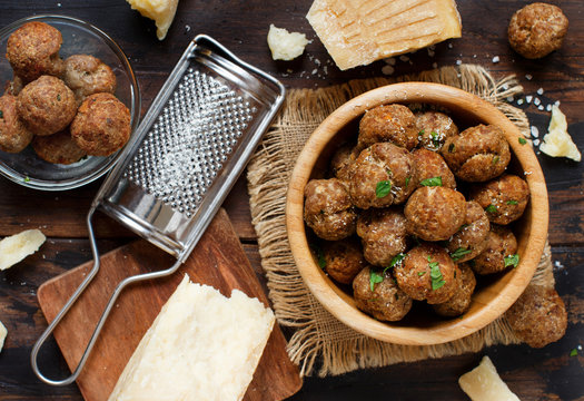 Fresh Fried Meatballs