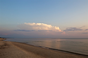 View of an empty beach