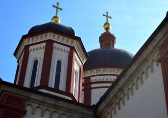 Fototapeta na wymiar the old Orthodox Church 