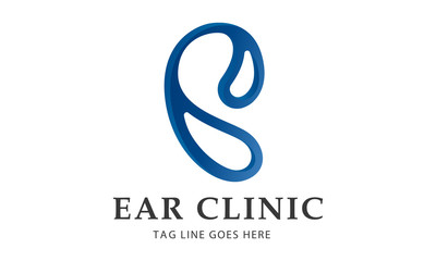 Obraz premium Abstract ear logo