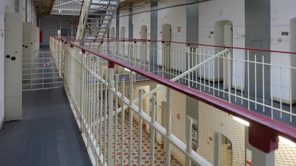 Fototapeta premium Kaßberg-Gefängnis Chemnitz, Block B