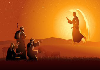Annunciation to the shepherds