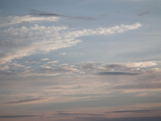 Paesaggio al tramonto