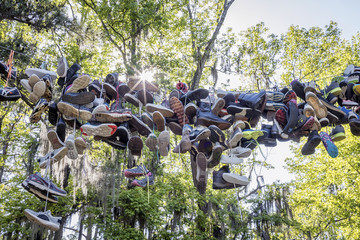 The "town of Spectre" movie set from the film Big Fish.