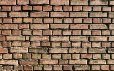 Old grunge brick wall