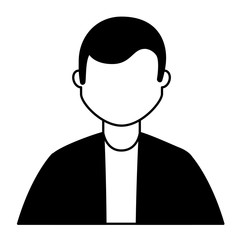 businessman character portrait isolated image