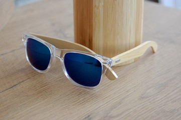 sunglasses on the beach