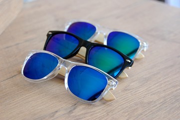 sunglasses on the beach