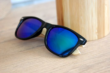 sunglasses on the beach