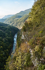 Fototapeta premium The deepest canyon in Europe. Tara river canyon. Montenegro. 