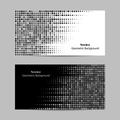 Abstract dotted background. Halftone. Vector illustration in black and white colors