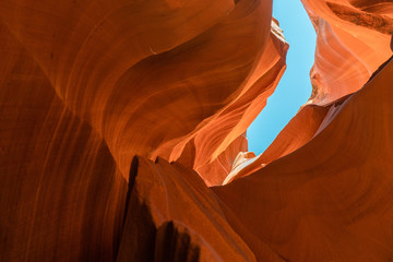 View of Antelope Canyon and Sky