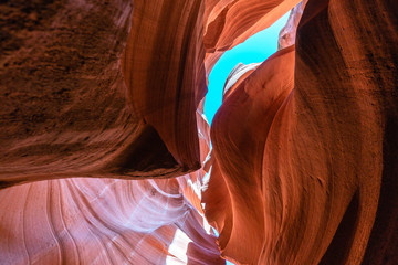 View of Antelope Canyon and Sky