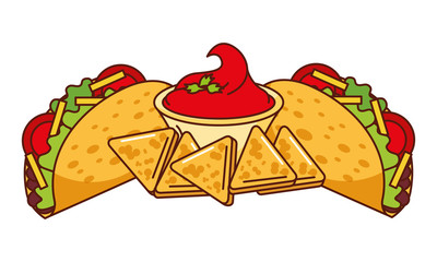 taco chili sauce nachos mexican food traditional