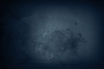 Blue textured concrete wall background