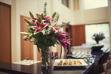 Flowers & Hors D'oeuvres