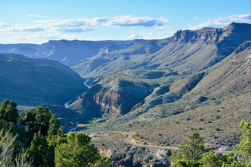 Fototapeta na wymiar Salt River Canyon Globe Arizona Wilderness