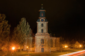 Evangelische Kirche Langenselbold, Main-Kinzig-Kreis, Hessen, Deutschland 
