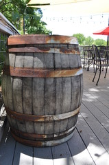 Fototapeta premium Weathered Wine Barrel