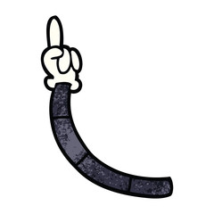 cartoon doodle retro hand gestures