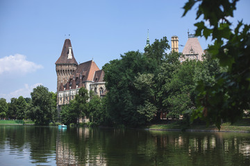 Naklejka premium a beautiful historical place, a castle of the Dracula in Hungary in Budapest