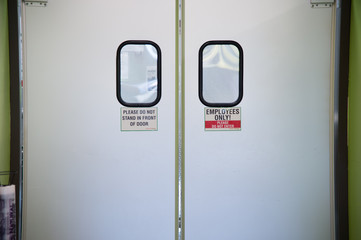 closed doors