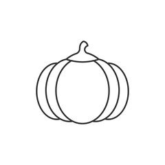 Pumpkin outline icon