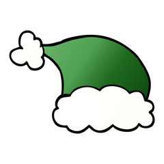 cartoon doodle elf hat