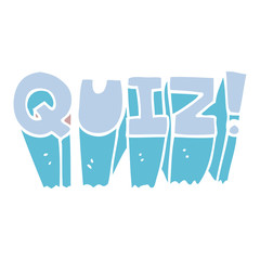 cartoon doodle quiz symbol
