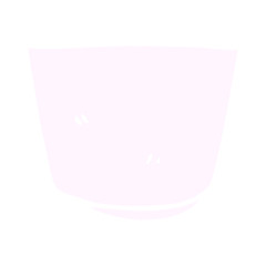 flat color style cartoon glass