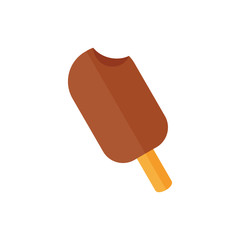 Ice cream. Isolated on white background. Ice cream logo illustration. Vector icon.