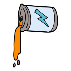 cartoon doodle unhealthy drink