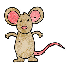 cartoon doodle mouse