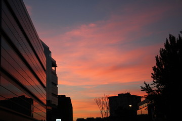 atardecer
