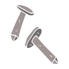 cartoon doodle nails