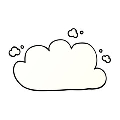 cartoon doodle white cloud