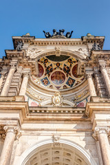 Eingangsportal der Semperoper in Dresden - Detailaufnahmen
