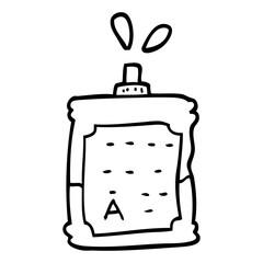 line drawing cartoon blood bags