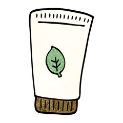 cartoon doodle skin lotion