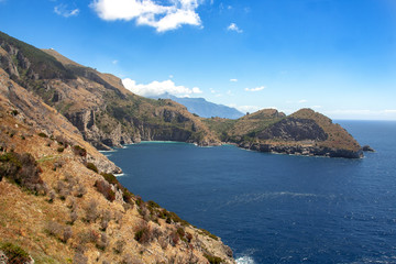 The bay of Ieranto in Sorrento's peninsula