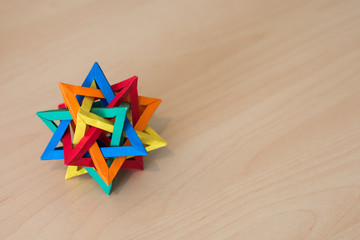 Fototapeta na wymiar Origami