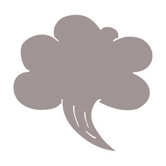 cartoon doodle whooshing cloud