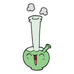 cartoon doodle bong