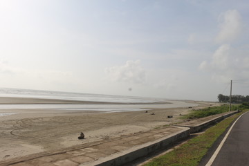 Cox's Bazar sea beach Marine Drive Road