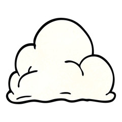 cartoon doodle fluffy white clouds