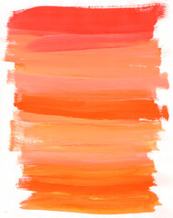 Orange gouache background texture